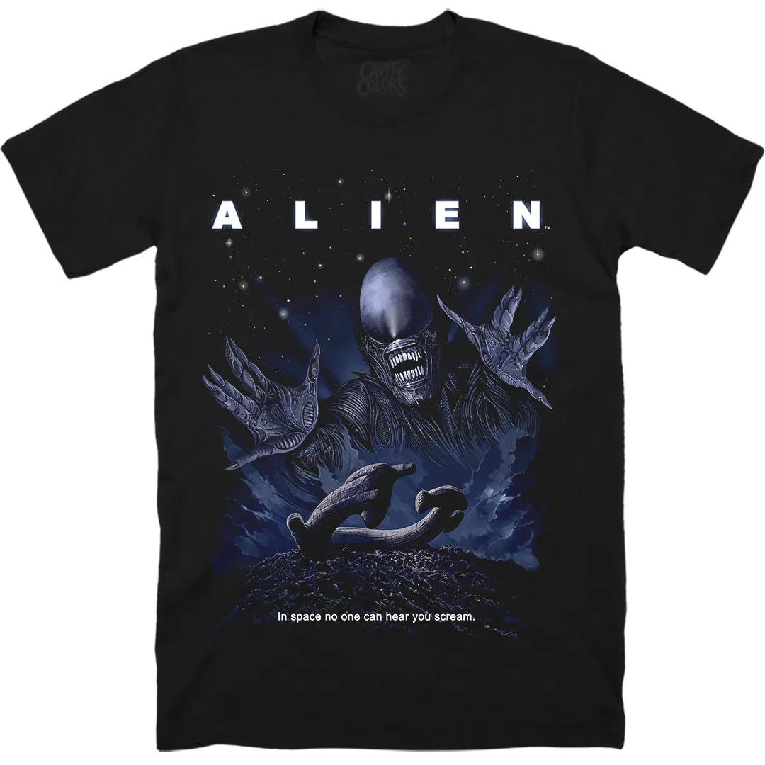 ALIEN: NO ONE CAN HEAR YOU SCREAM - T-SHIRT - LLBeanoutlets