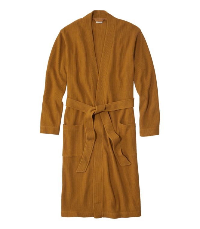 Men's Comfort Waffle Robe, Unlined - LLBeanoutlets