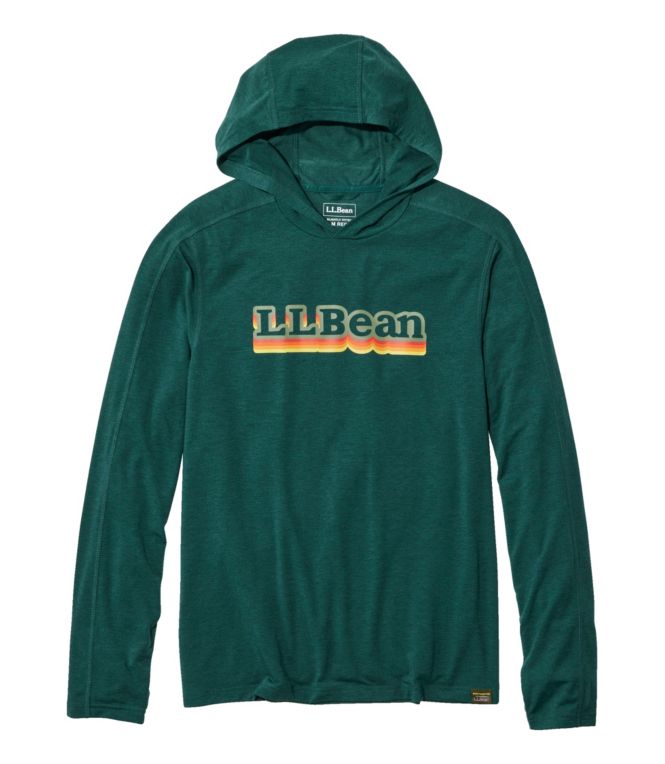 Men's Everyday SunSmart? Hooded Tee, Long-Sleeve Graphic - LLBeanoutlets