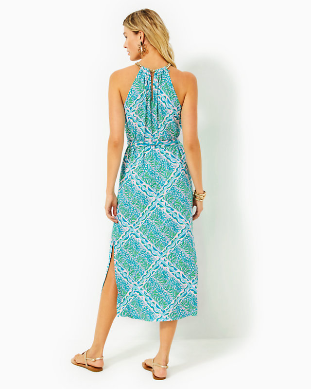 Bingham Halter Midi Dress - LLBeanoutlets