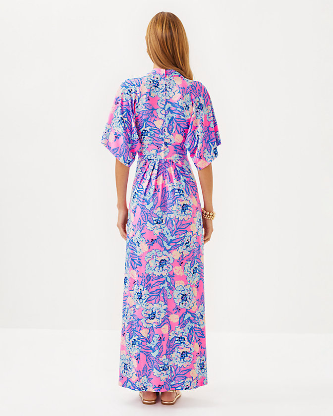Wisteria V-Neck Maxi Dress - LLBeanoutlets
