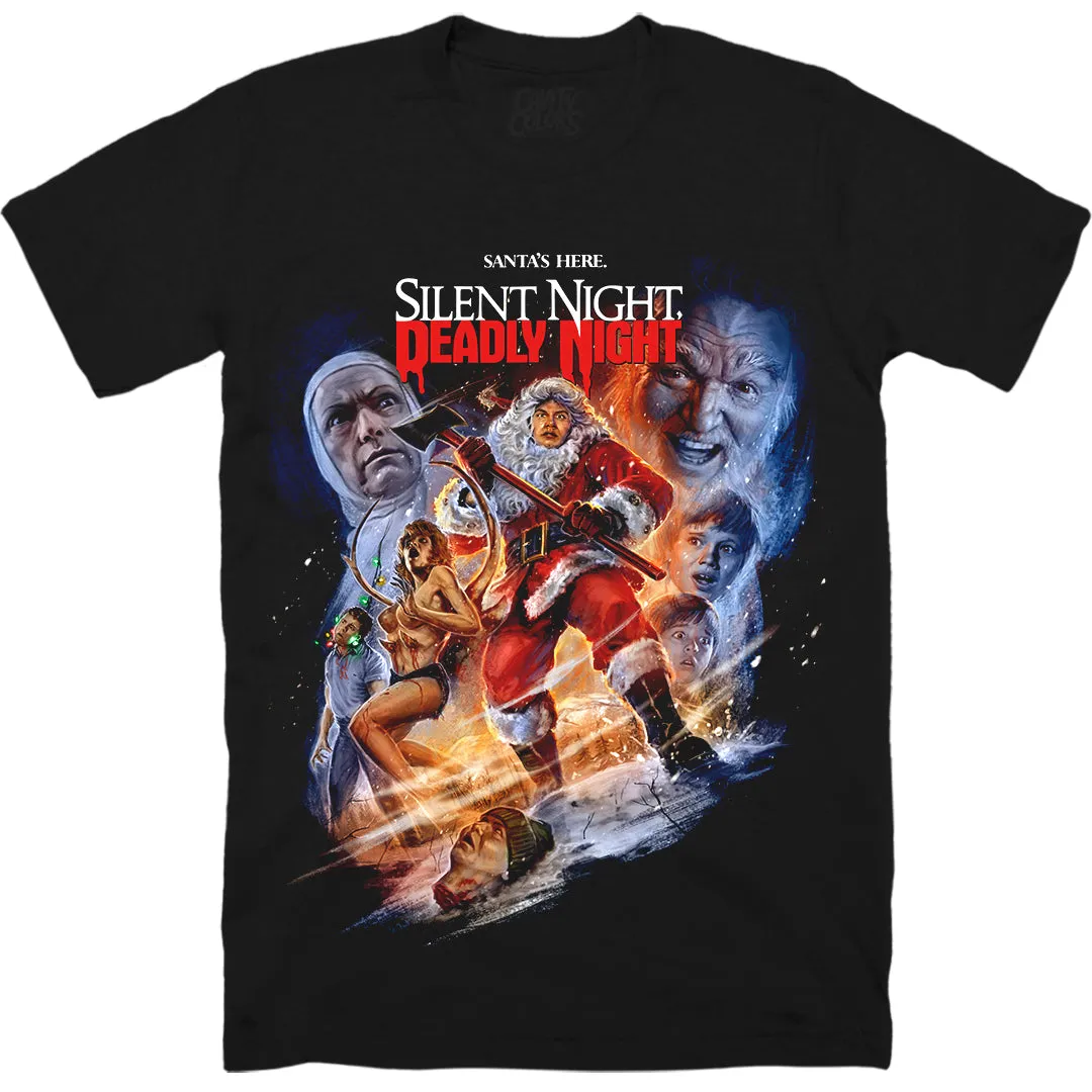 SILENT NIGHT DEADLY NIGHT - T-SHIRT - LLBeanoutlets