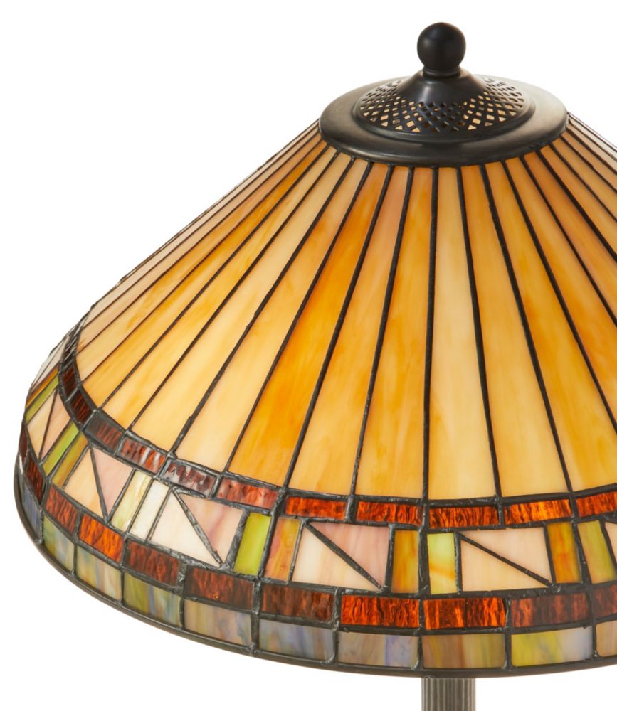 Bradbury Art Glass Floor Lamp - LLBeanoutlets