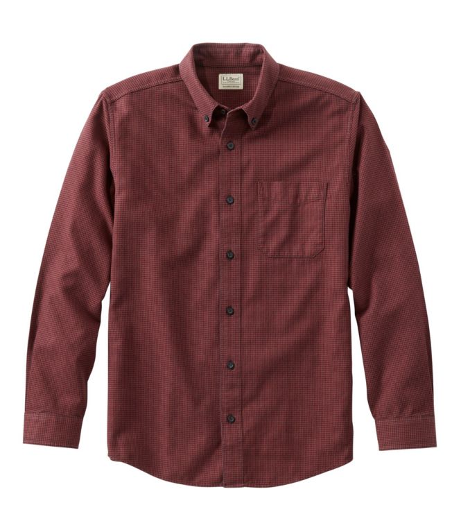 Men's Wicked Good Flannel Shirt, Slightly Fitted, Houndstooth - LLBeanoutlets