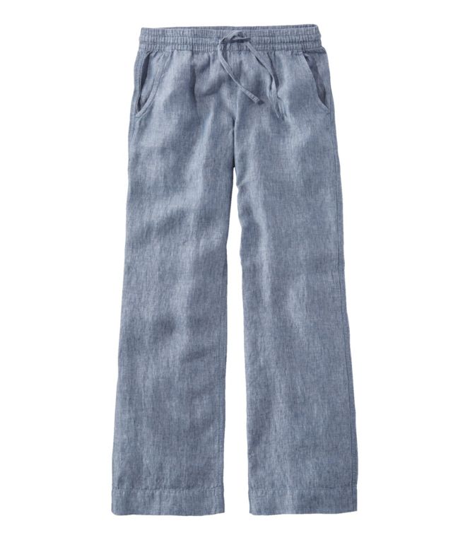 Women's Premium Washable Linen Pull-On Pants - LLBeanoutlets