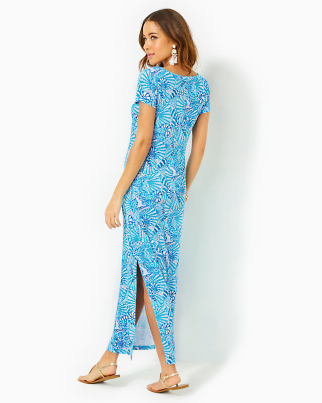 UPF 50+ Sophiletta Short Sleeve Maxi Dress - LLBeanoutlets