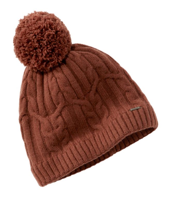 Women's Heritage Wool Windproof Pom Hat - LLBeanoutlets