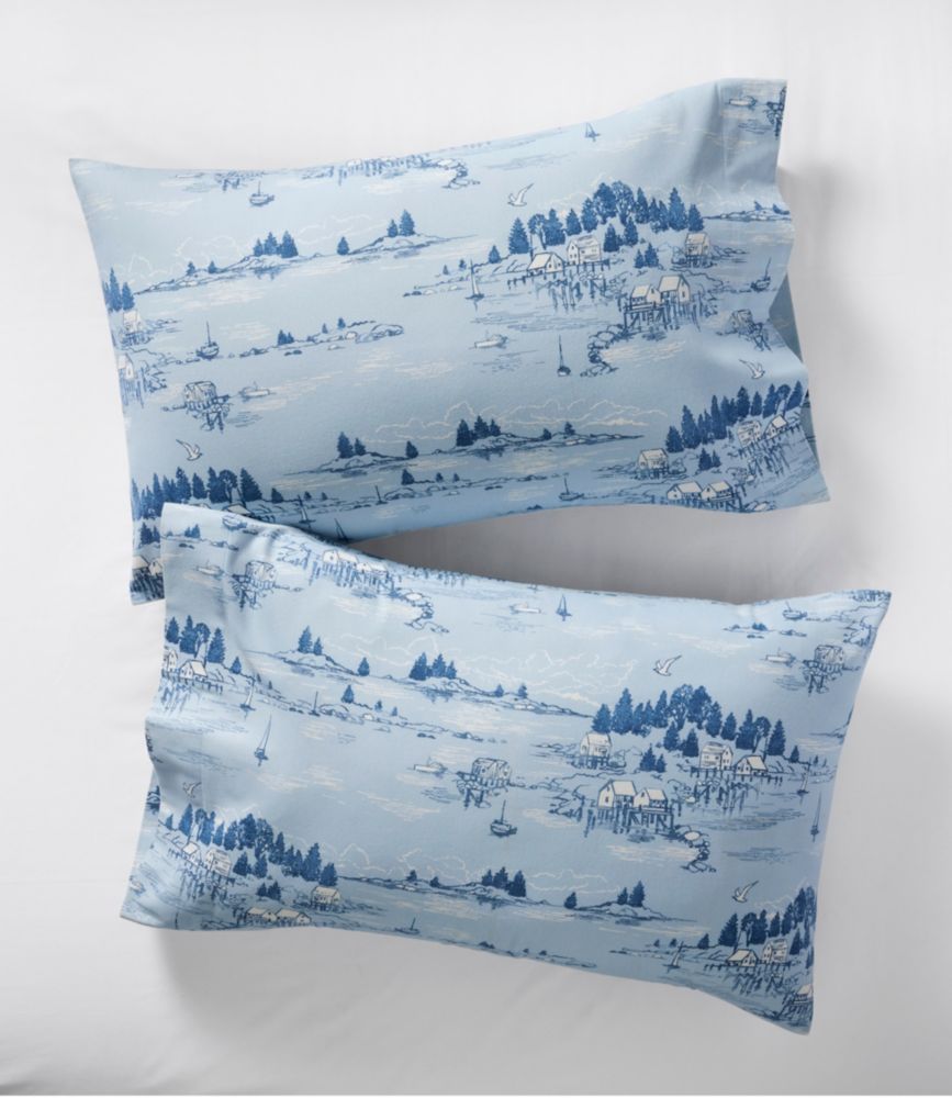 Coastal Landscape Flannel Sheet Collection - LLBeanoutlets