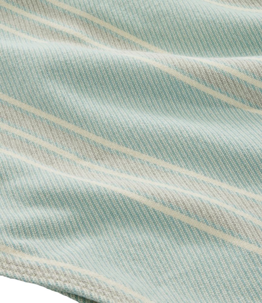 Maine Twill Blanket, Stripe - LLBeanoutlets