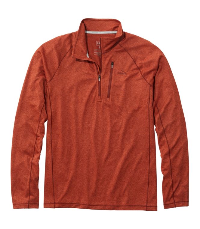 Men's Bean's Quick Dry Trail Tee 1/4 Zip - LLBeanoutlets