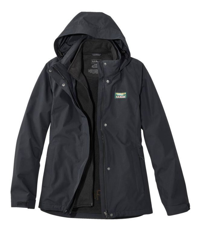 Women's L.L.Bean Sweater Fleece 3-in-1 Jacket - LLBeanoutlets