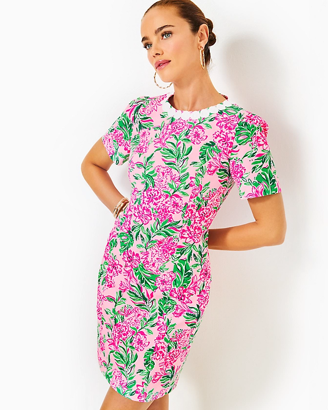 Mila Short Sleeve Shift Dress - LLBeanoutlets