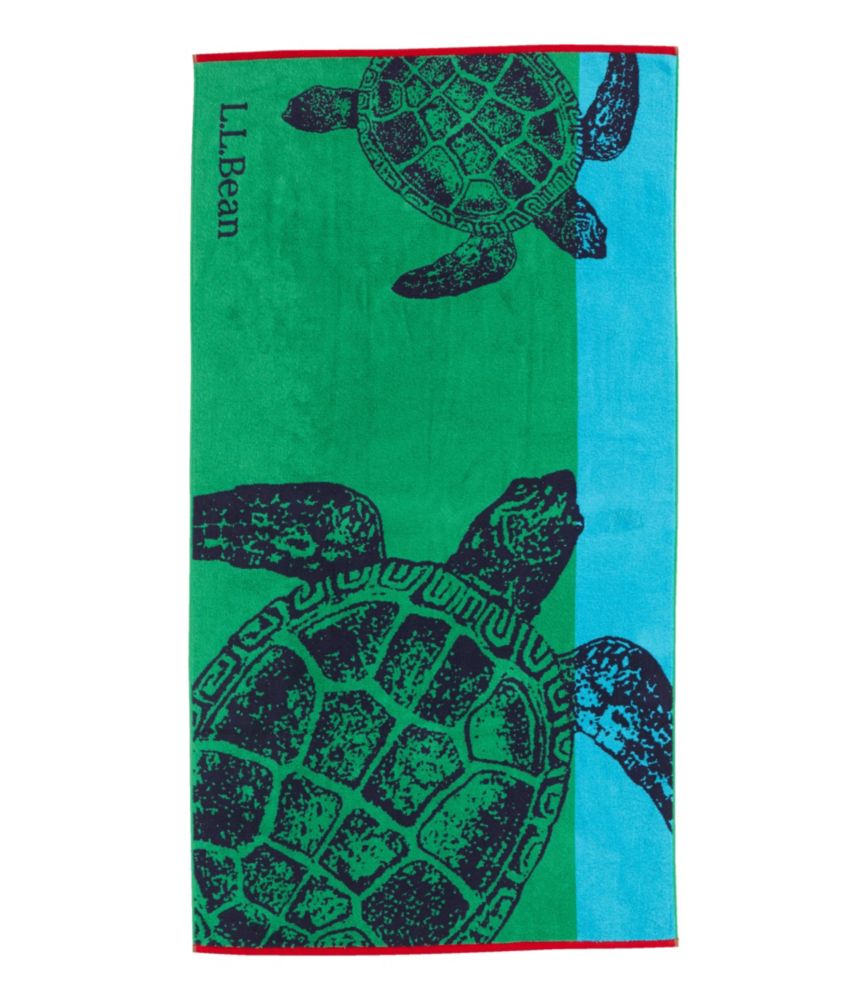 Seaside Beach Towel, Turtles - LLBeanoutlets