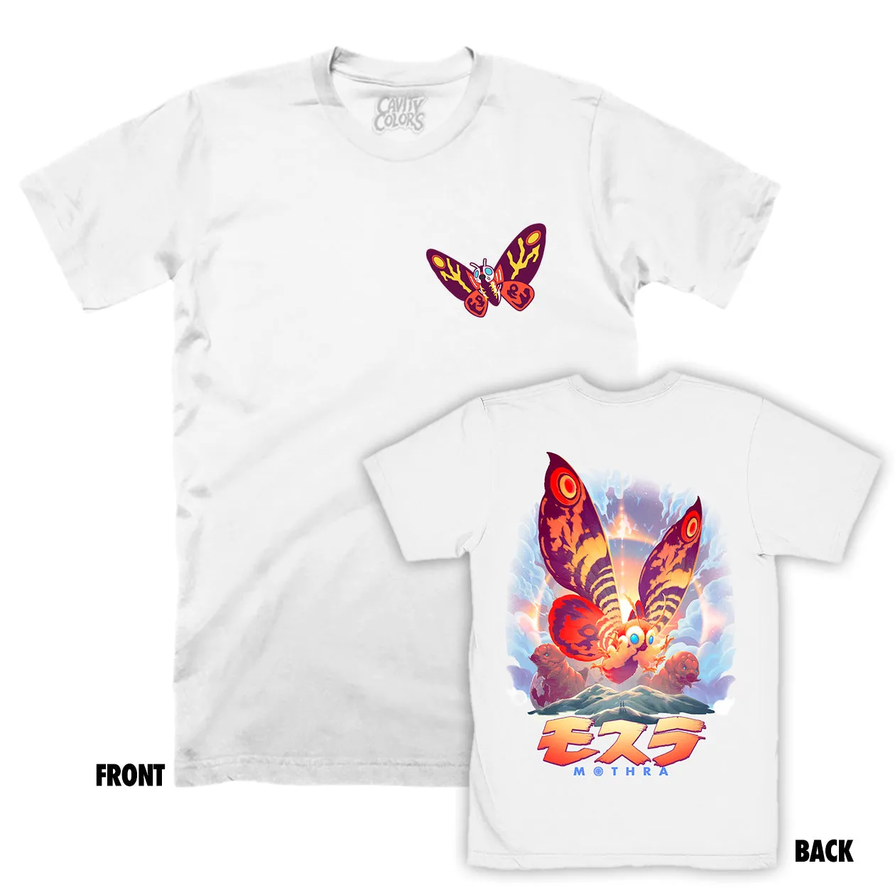MOTHRA - T-SHIRT (LUMINOUS WHITE) - LLBeanoutlets