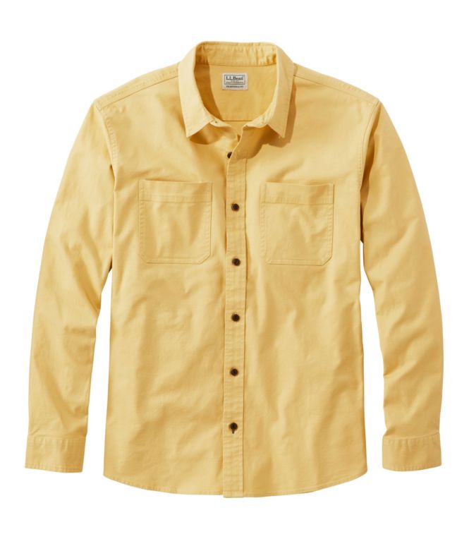 Men's BeanFlex? Twill Shirt, Traditional Untucked Fit, Long-Sleeve - LLBeanoutlets