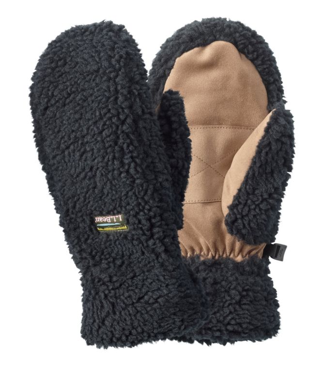 Women's Mountain Pile Fleece Mittens - LLBeanoutlets