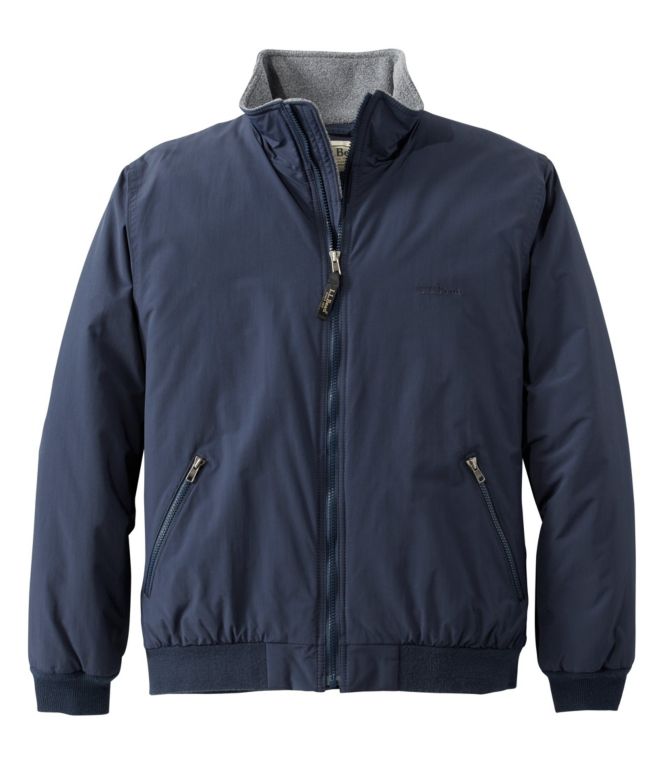 Men's Warm-Up Jacket, Fleece Lined - LLBeanoutlets