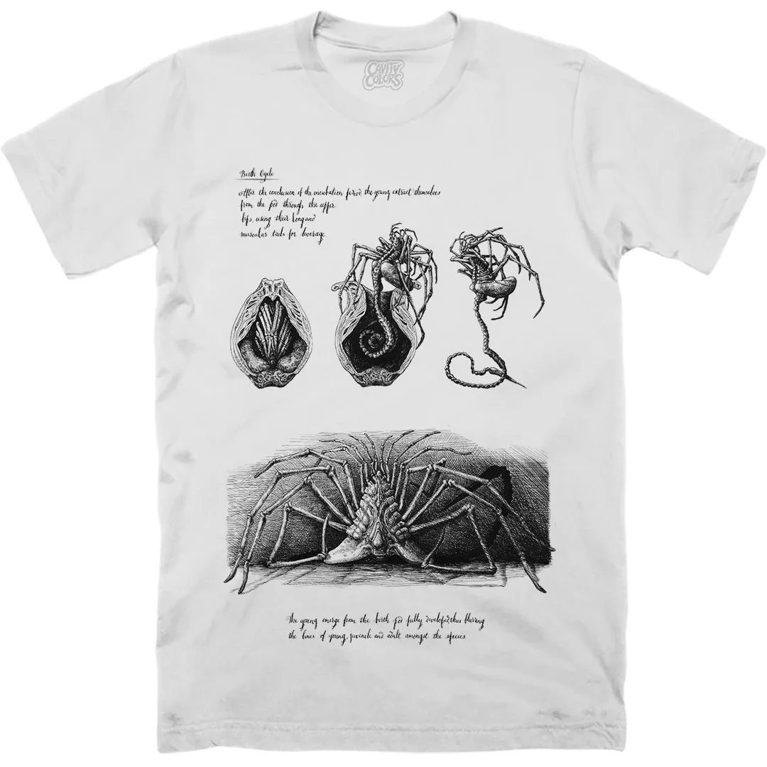 ALIEN: COVENANT - BIRTH CYCLE - T-SHIRT (SILVER) - LLBeanoutlets