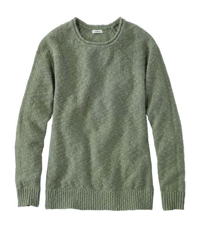 Women's Midweight Cotton Slub Rollneck Pullover - LLBeanoutlets