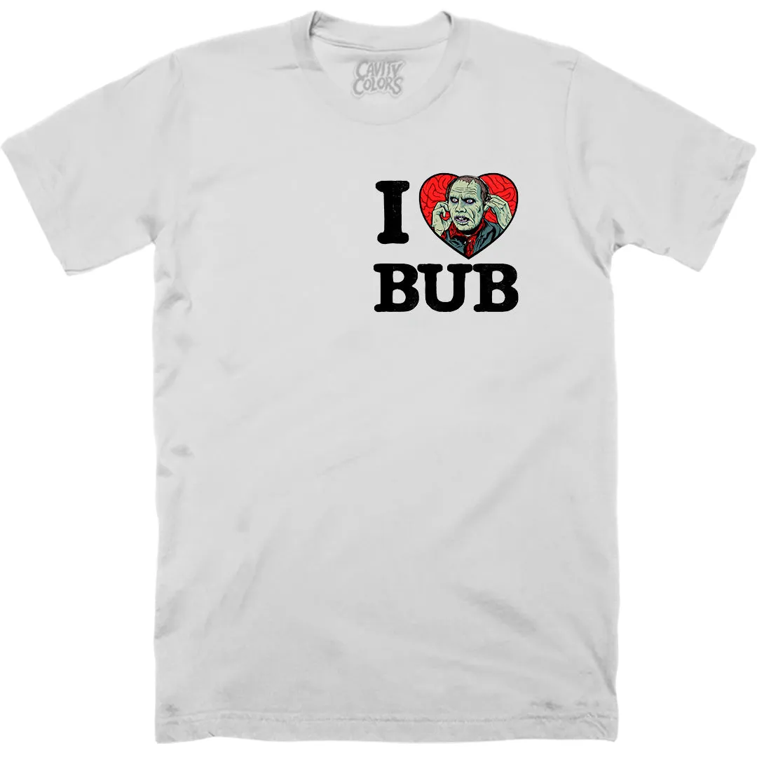 DAY OF THE DEAD: I HEART BUB - T-SHIRT (UNDEAD SILVER) - LLBeanoutlets