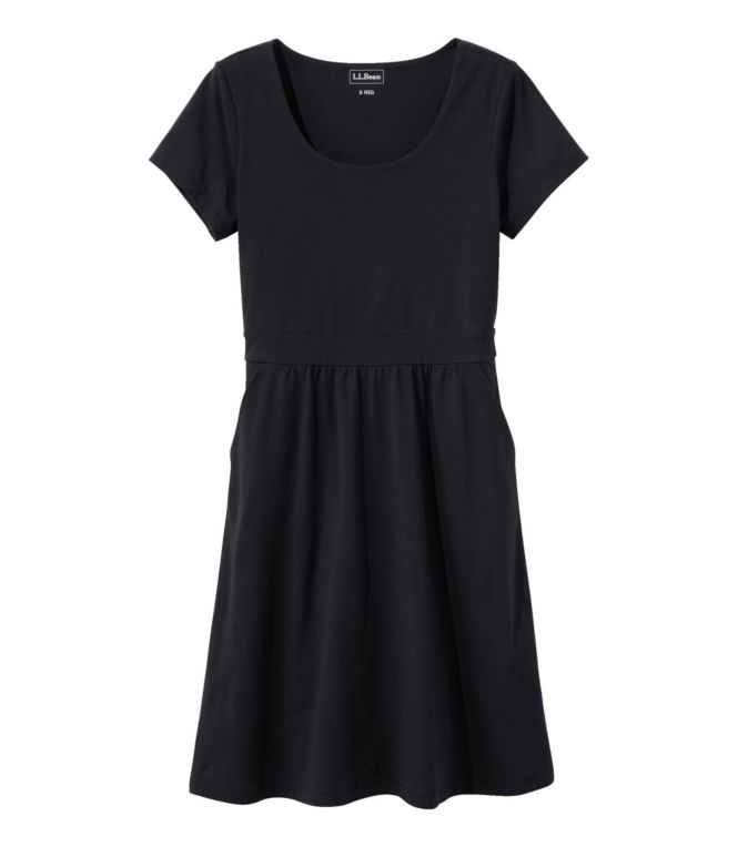 Women's Easy Cotton Fit-and-Flare Dress - LLBeanoutlets