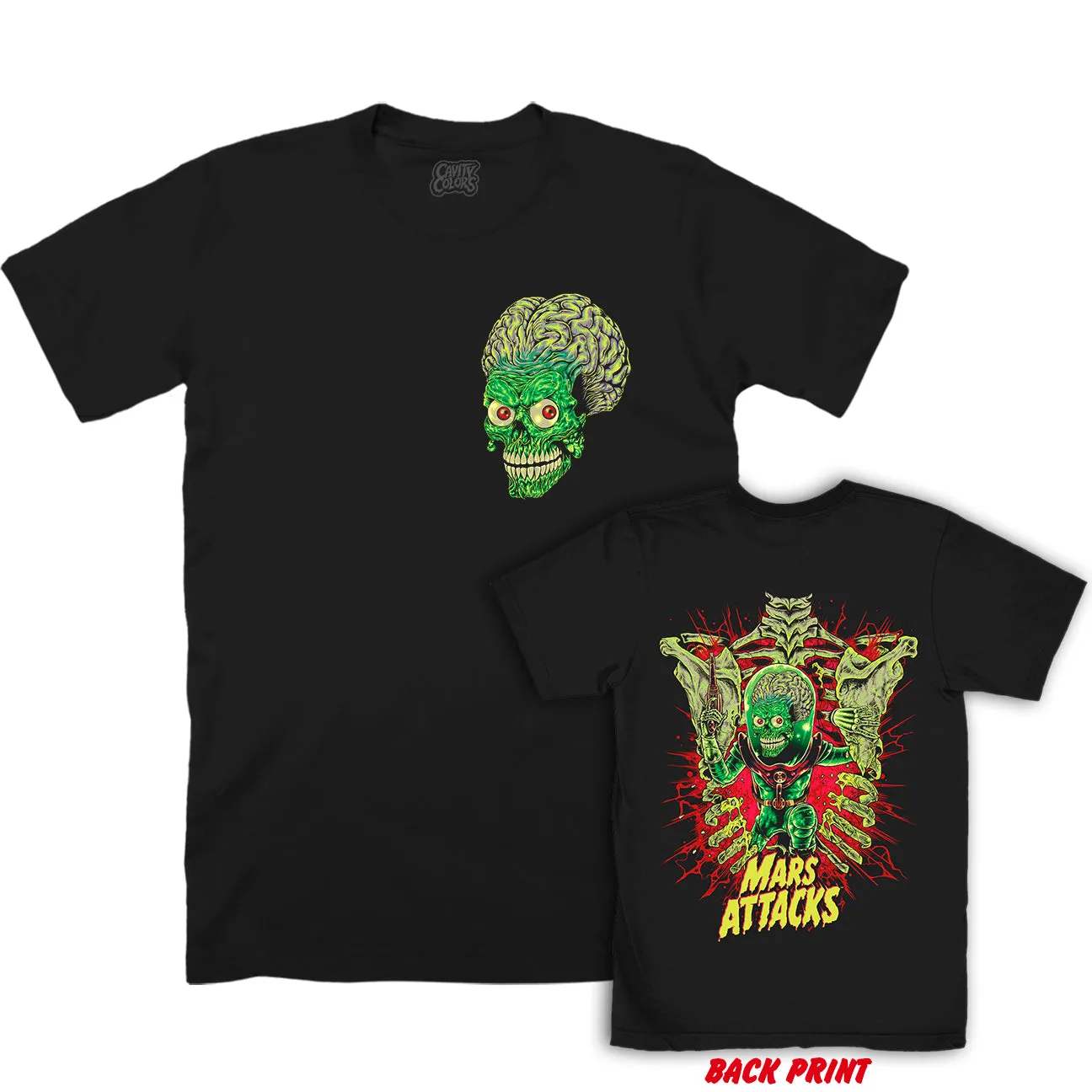 MARS ATTACKS: RIB CAGE MELTER - T-SHIRT - LLBeanoutlets