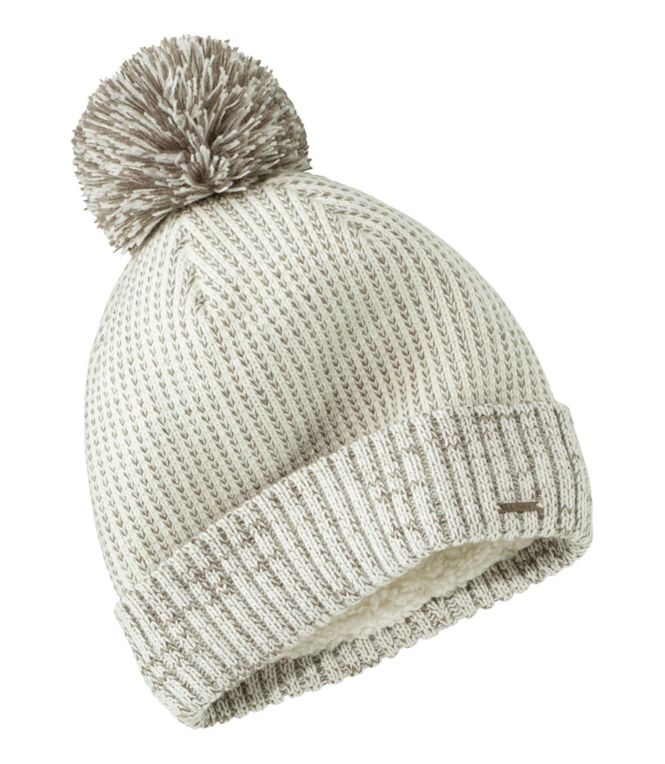 Women's Winter Lined Pom Hat - LLBeanoutlets