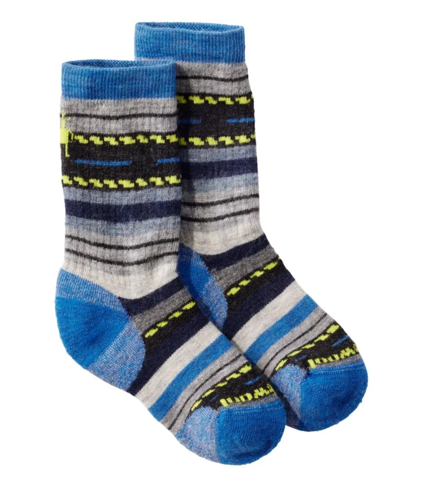 Kids' Smartwool Hike Margarita Full Cushion Crew Socks - LLBeanoutlets