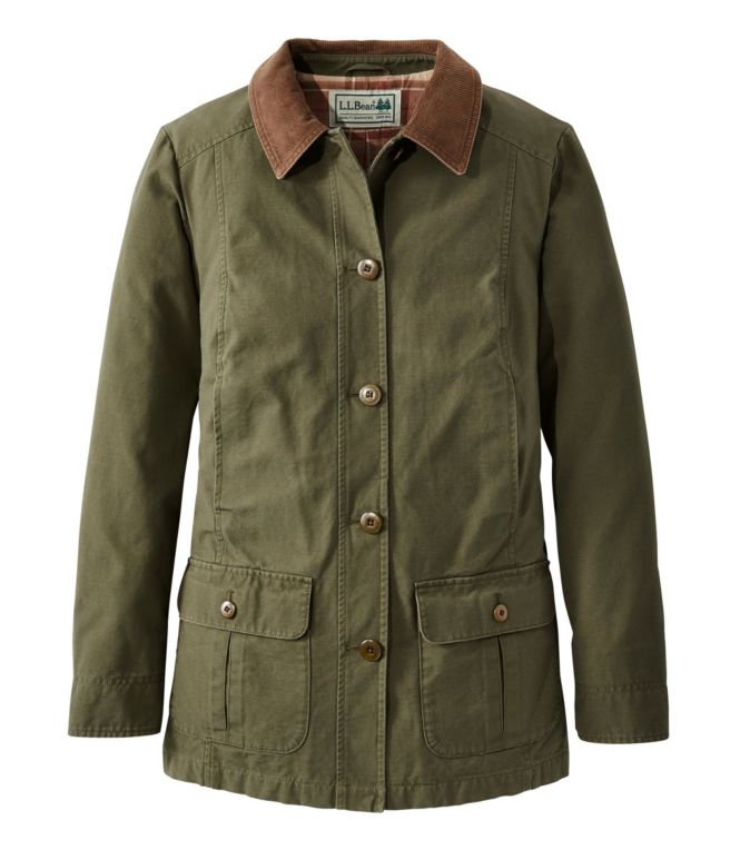 Women's Adirondack Barn Coat, Flannel-Lined - LLBeanoutlets
