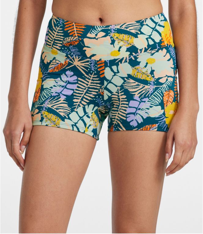 Women's New Currents Swimwear, Swim Shorts Print - LLBeanoutlets