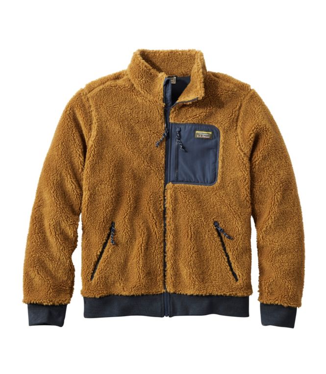 Men's Bean's Sherpa Fleece Jacket - LLBeanoutlets
