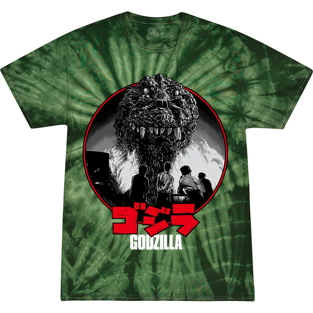 GODZILLA: TV TOWER - T-SHIRT (TIE DYE) - LLBeanoutlets