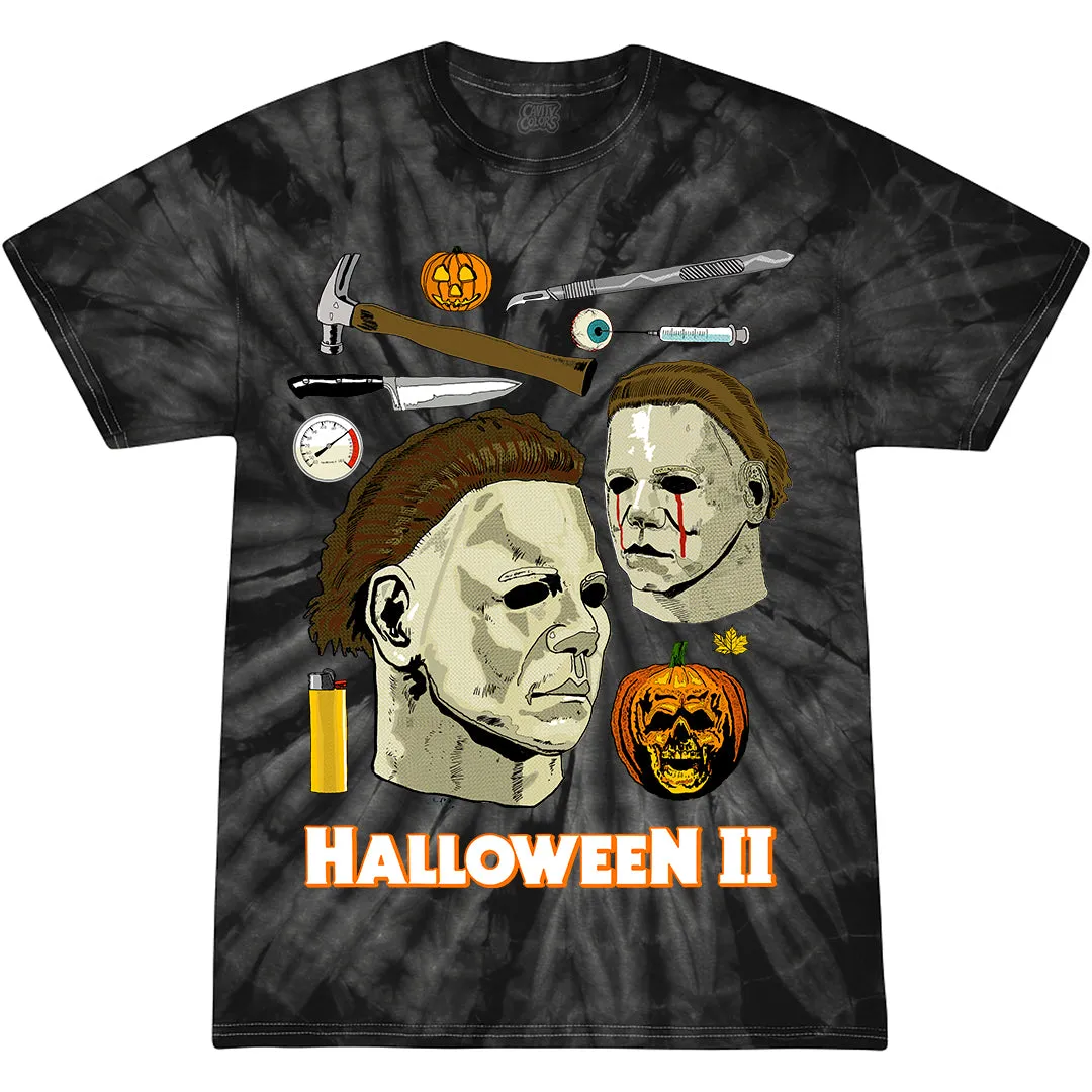 Halloween II: Instruments of Madness - T-Shirt (Blackest Eyes Tie Dye) - LLBeanoutlets