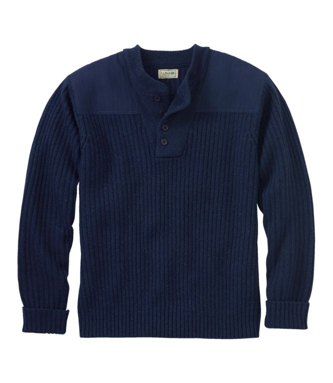 Men's Commando Sweater, Henley - LLBeanoutlets