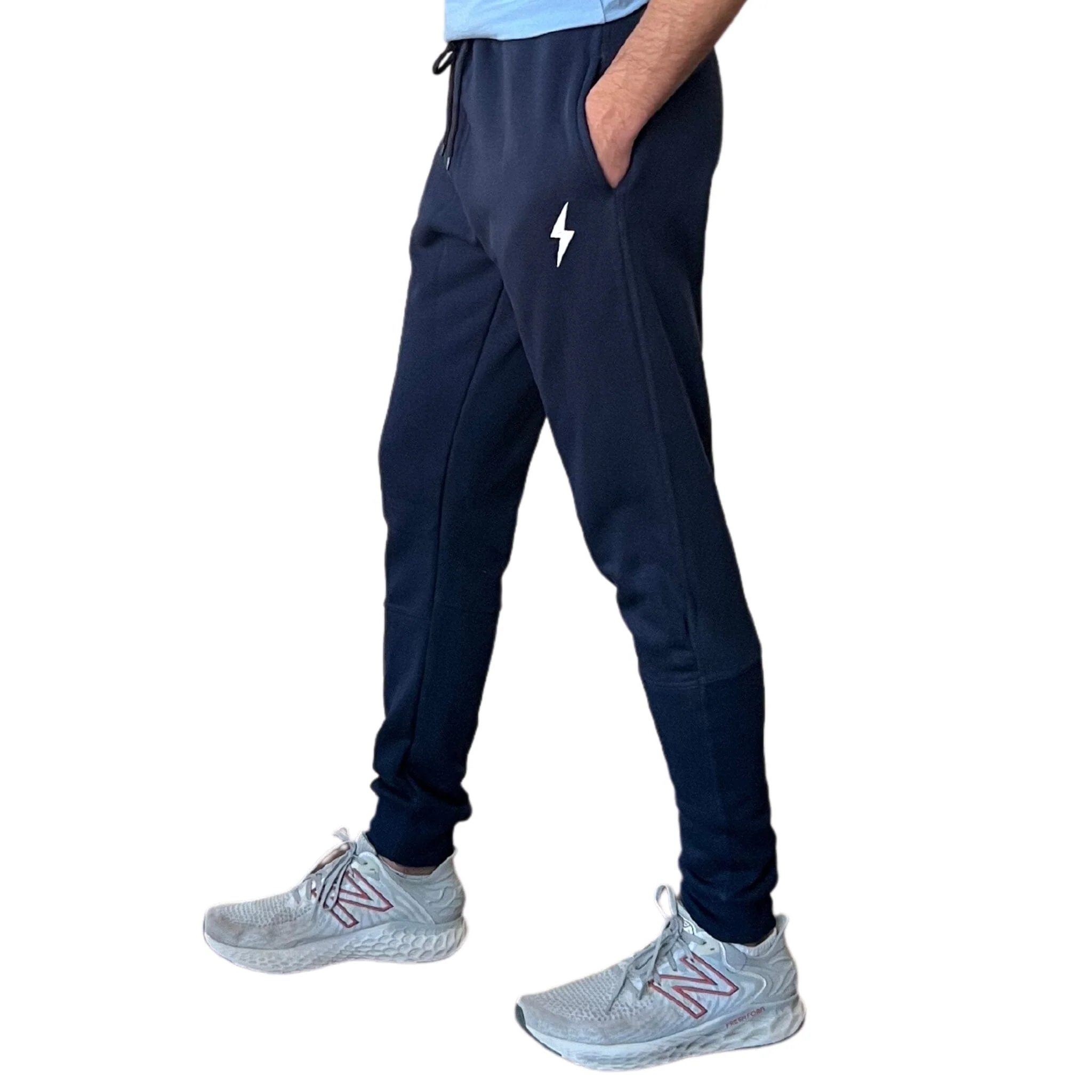 BRUCE BOLT Cotton Joggers - NAVY - LLBeanoutlets