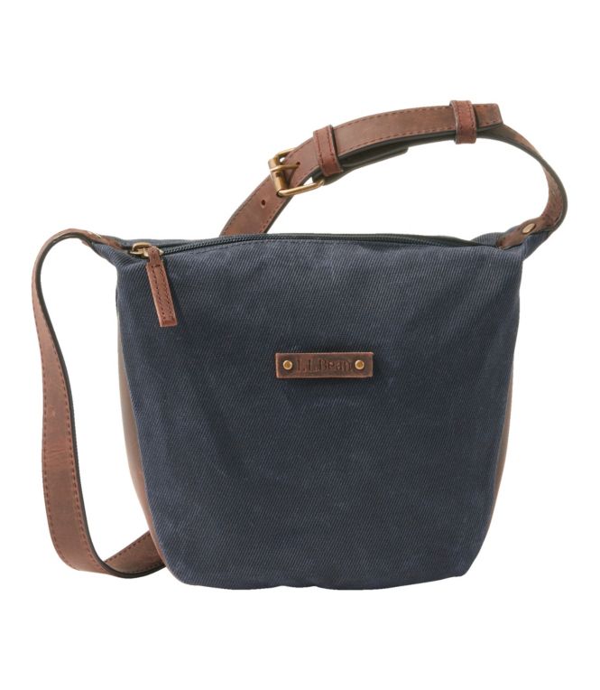 L.L.Bean Waxed Canvas Crossbody, Small - LLBeanoutlets