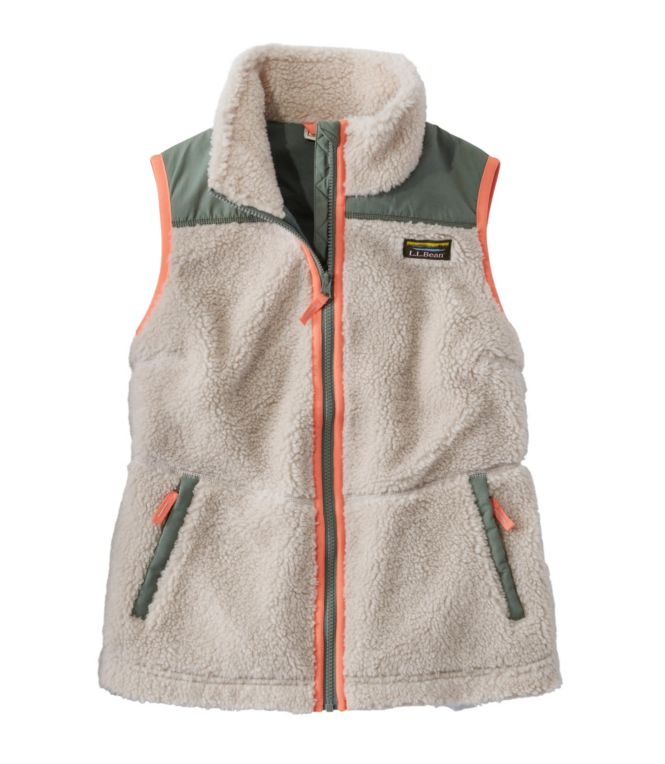 Women's Bean's Sherpa Fleece Vest - LLBeanoutlets