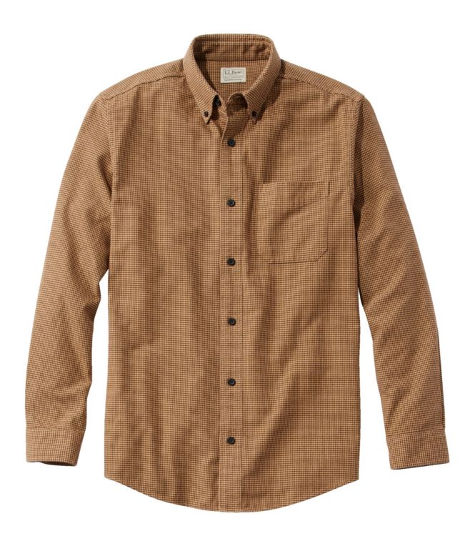Men's Wicked Good Flannel Shirt, Slightly Fitted, Houndstooth - LLBeanoutlets