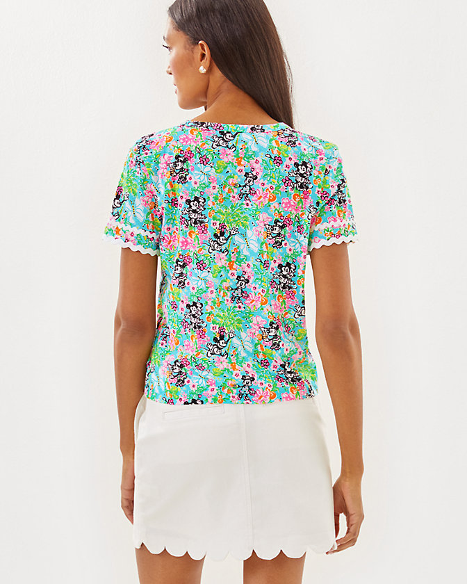 Lilly Hearts Disney Clairmont Trimmed Knit Top - LLBeanoutlets