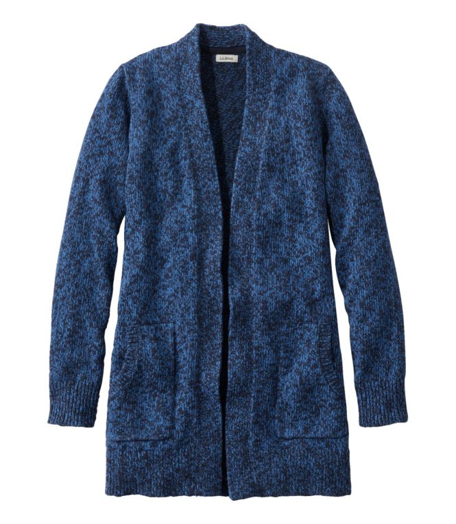 Women's Cotton Ragg Sweater, Open Cardigan - LLBeanoutlets