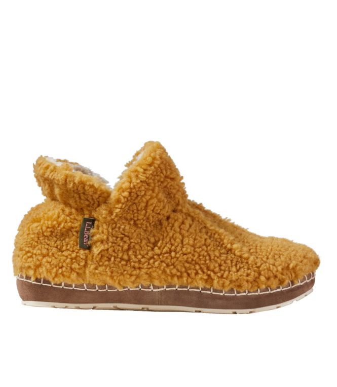 Women's Cozy Slipper Booties, Pile Fleece - LLBeanoutlets