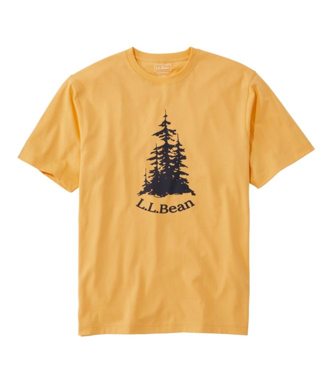 Men's Carefree Unshrinkable Tee, L.L.Bean Logo, Short-Sleeve - LLBeanoutlets