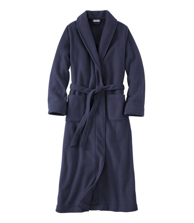 Women's Winter Fleece Robe, Wrap-Front - LLBeanoutlets