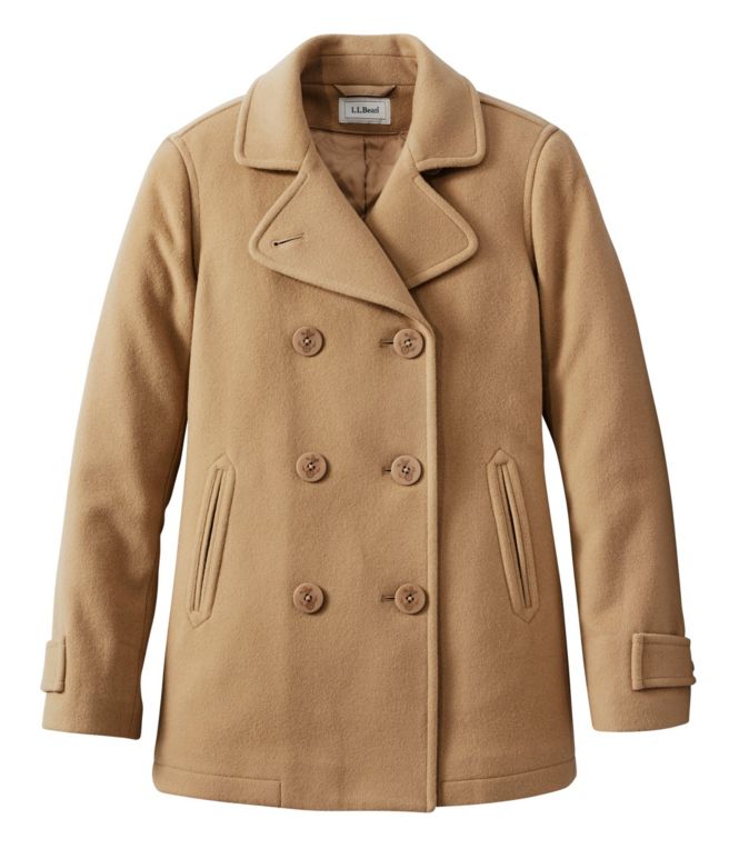 Women's Classic Lambswool Peacoat - LLBeanoutlets
