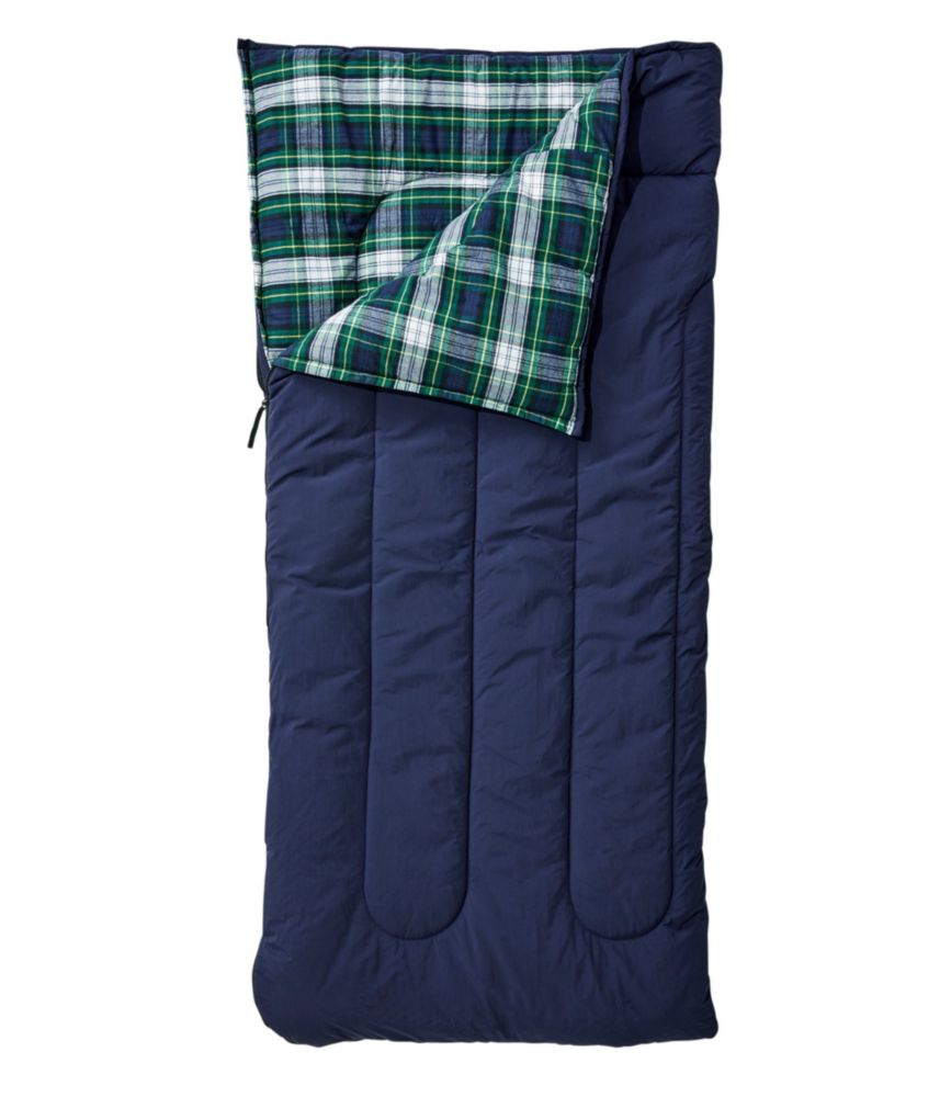 L.L.Bean Flannel Lined Camp Sleeping Bag, 40�� - LLBeanoutlets