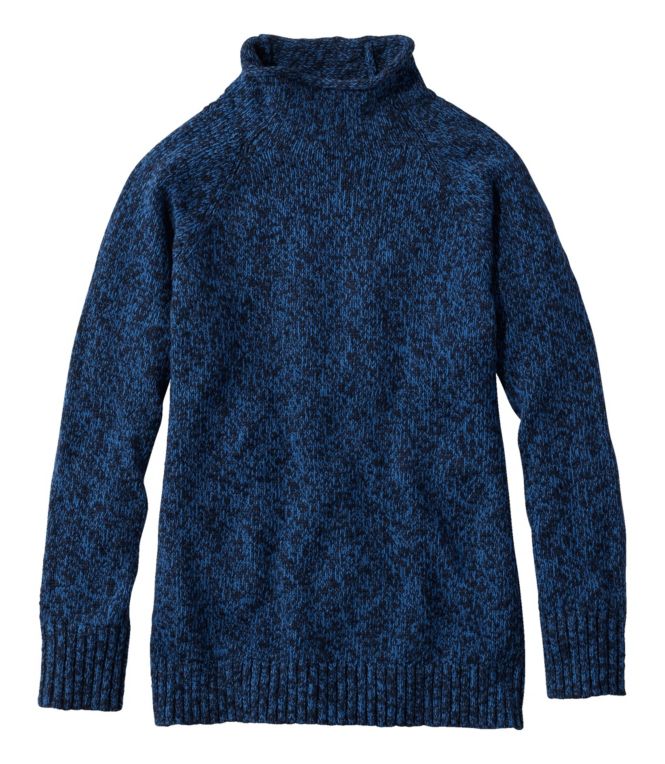 Women's Cotton Ragg Sweater, Funnelneck Pullover - LLBeanoutlets
