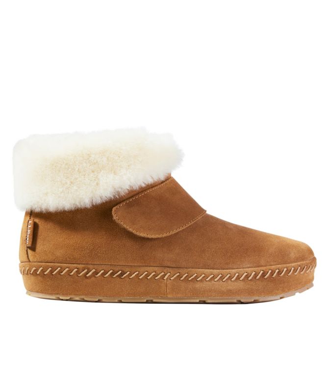 Women's Wicked Good Slippers, Squam Lake Booties - LLBeanoutlets