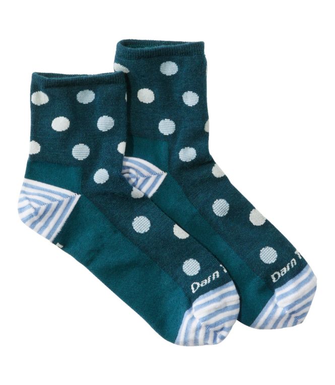 Women's Darn Tough Shorty Dottie Lightweight Quarter-Crew Sock - LLBeanoutlets