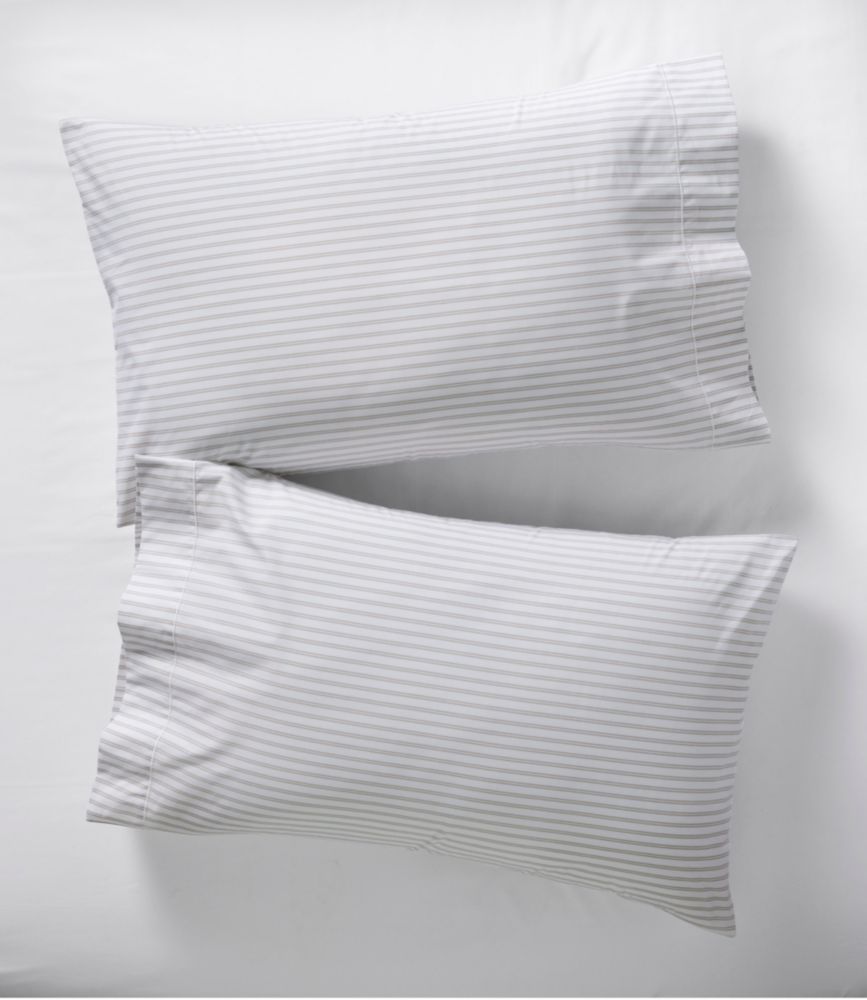 Premium Egyptian Percale Sheet Collection, Stripe - LLBeanoutlets