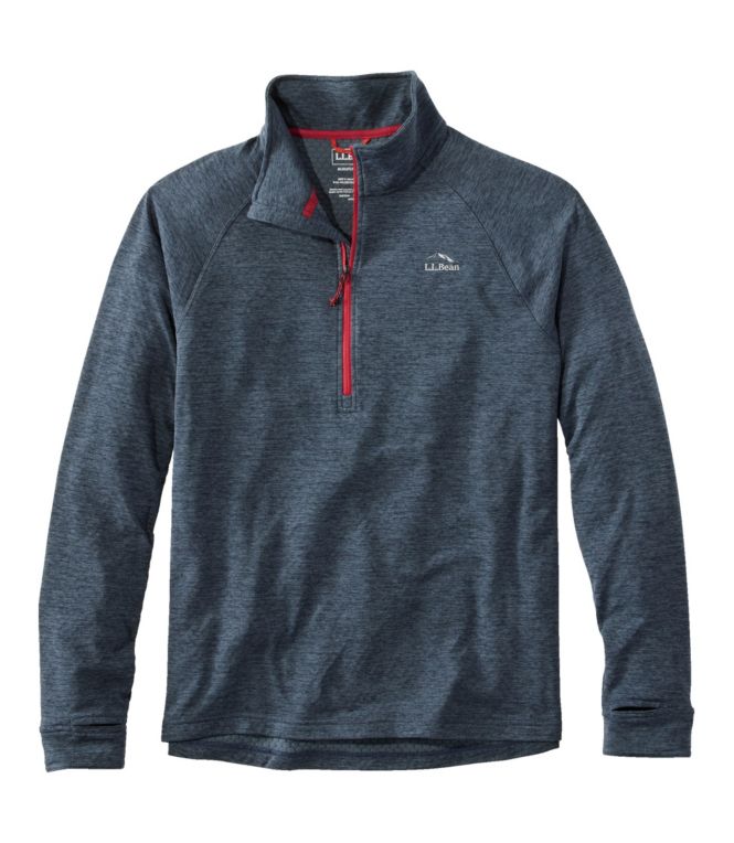 Men's Adventure Grid Fleece, Quarter-Zip - LLBeanoutlets